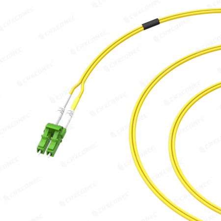 SM LC APC naar LC APC glasvezel patchkabel LC LC Multimode voor 40G netwerken met hoge dichtheid